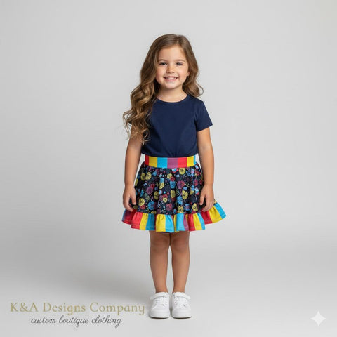 2T Skirt w/Bottom Ruffle-RTS